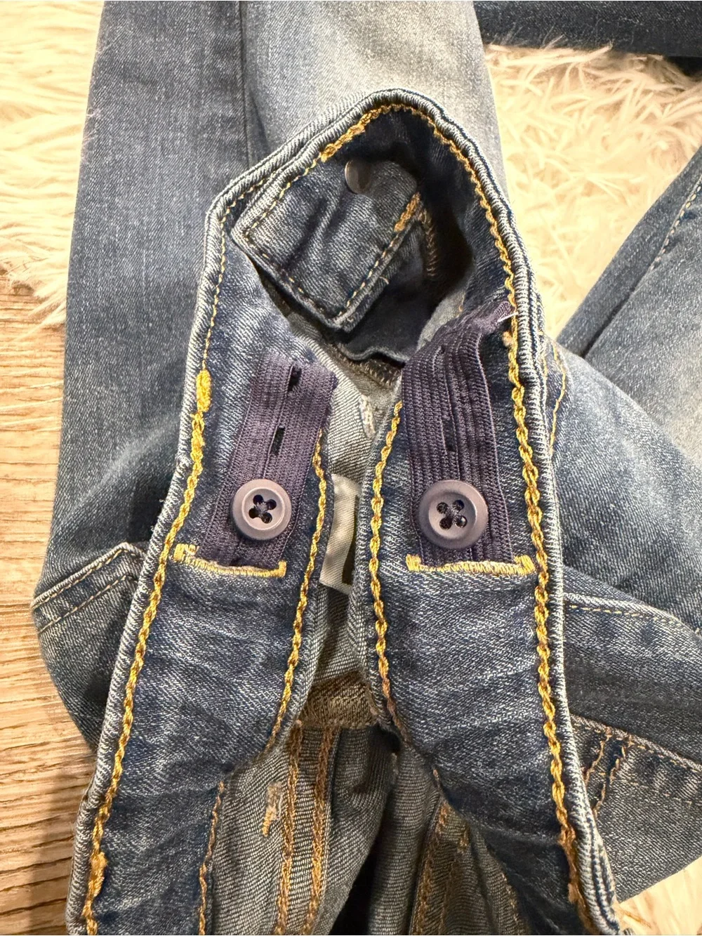 Levi’s Regular Rise Flare Patch Pocket Jeans Girls 12 Back to School
